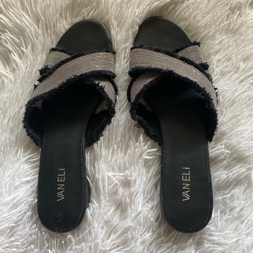 Embroidered Vaneli sandals